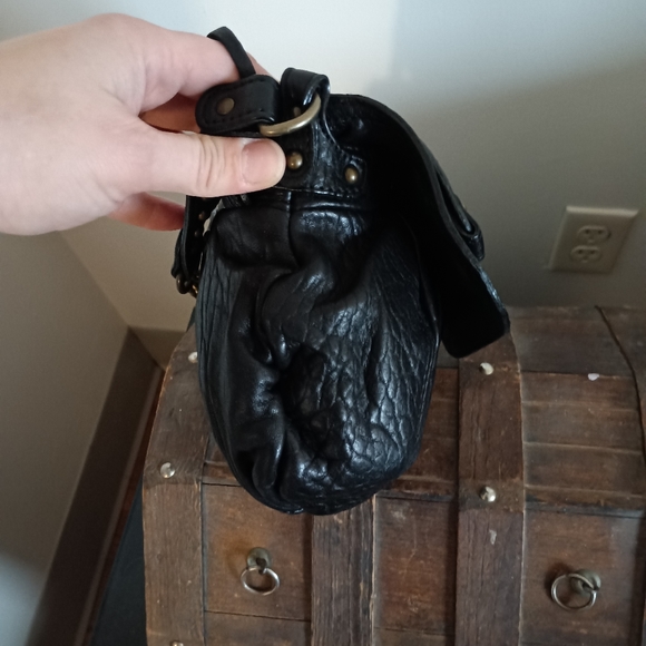 Abaco Mini Crossbody Bag Black Leather - Picture 4 of 10